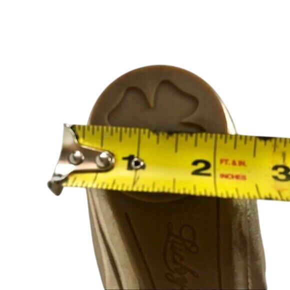 Lucky Brand Emmie Size 5.5M Rose Gold Ballet Flats Leather Great Condition - Picture 7 of 8